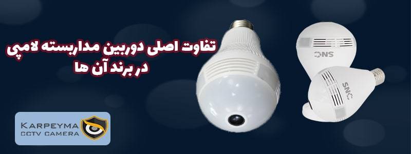 cctv bulb min - معرفی بهترین دوربین لامپی و علت تفاوت قیمت در آن ها